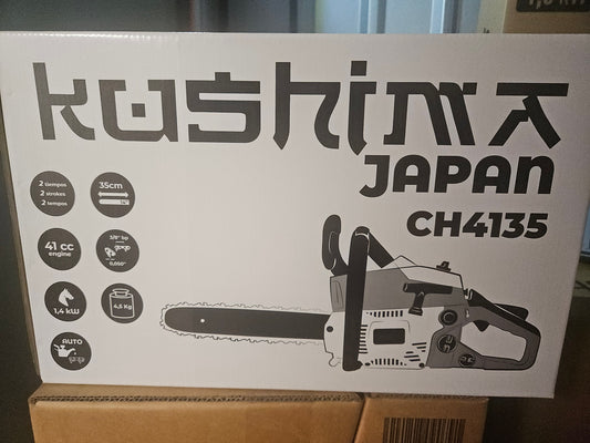 Kushima 41cc Chainsaw 14 inch Bar and Chain Fully Assembled and Delivered Free Anywhere in Ireland