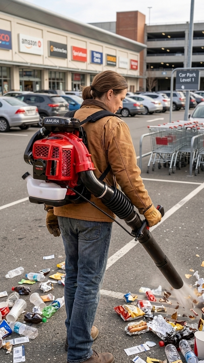 Amura Typhon 1200 MG Professional Back Pack Blower 75cc
